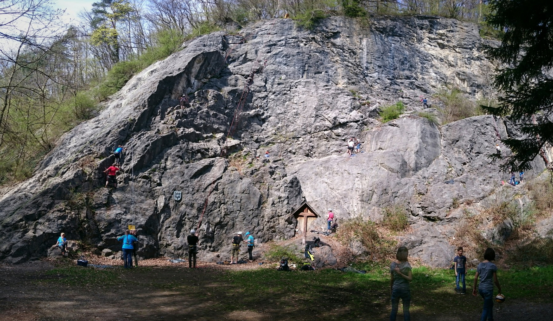 Klettergarten Koblach. Foto: Kai Klesatschke auf theCrag.com