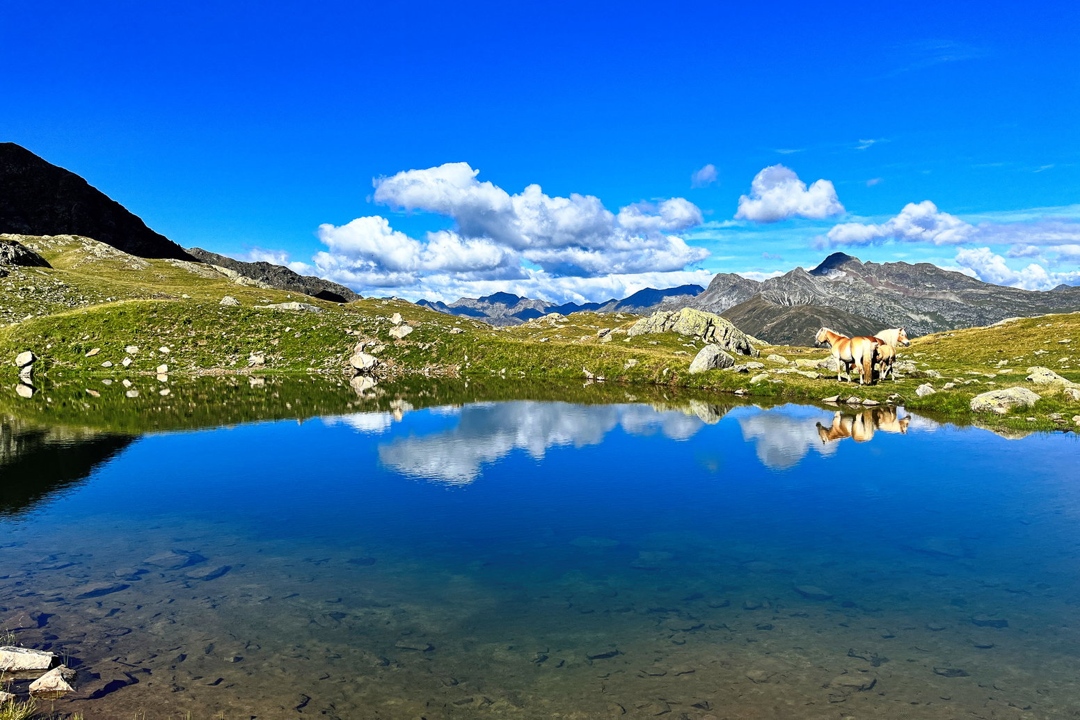 Ein See am Weg. Foto: Birgit Matzinger