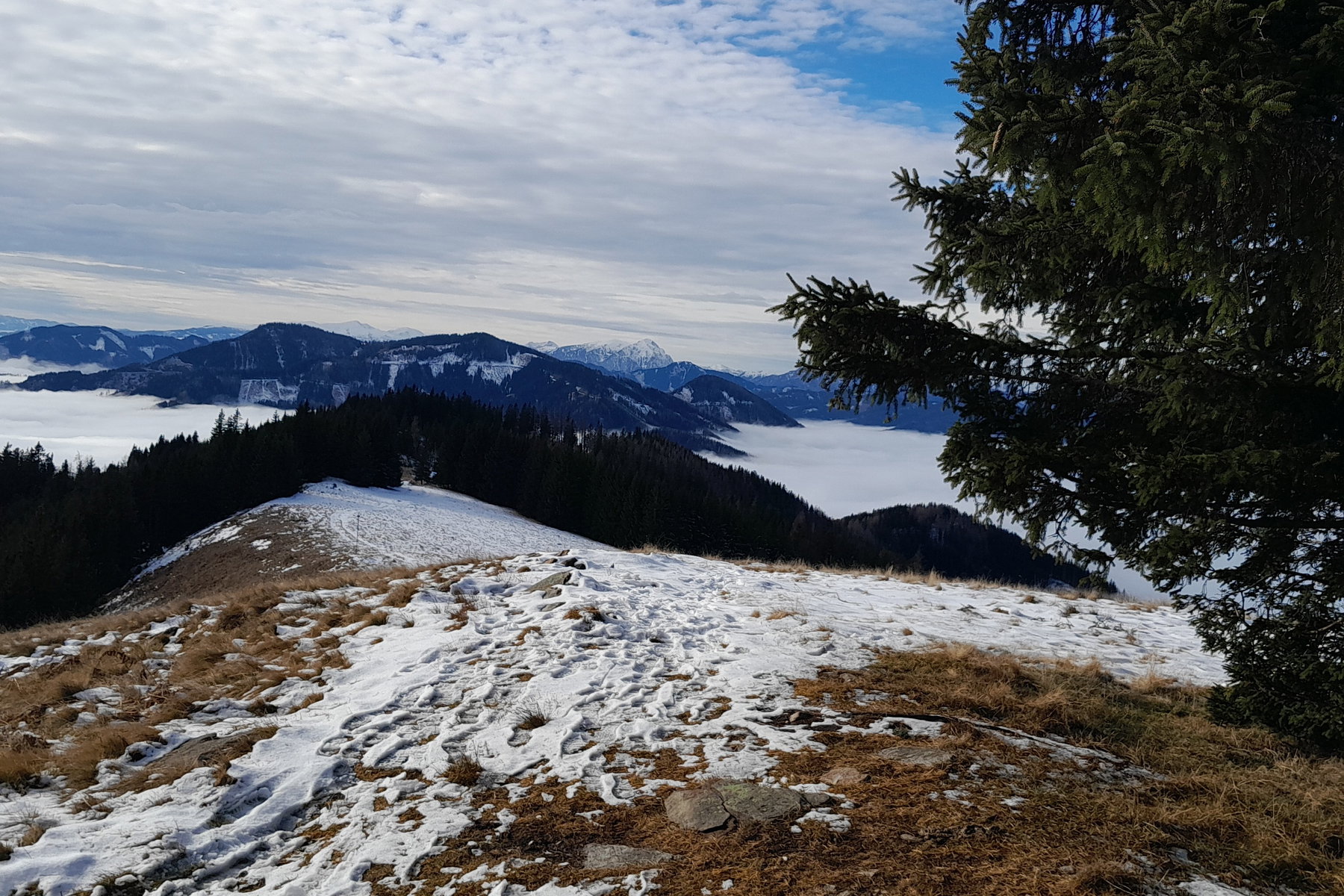 Blick von der Zöberer Höhe Richtung Westen. Foto: Martin Winter