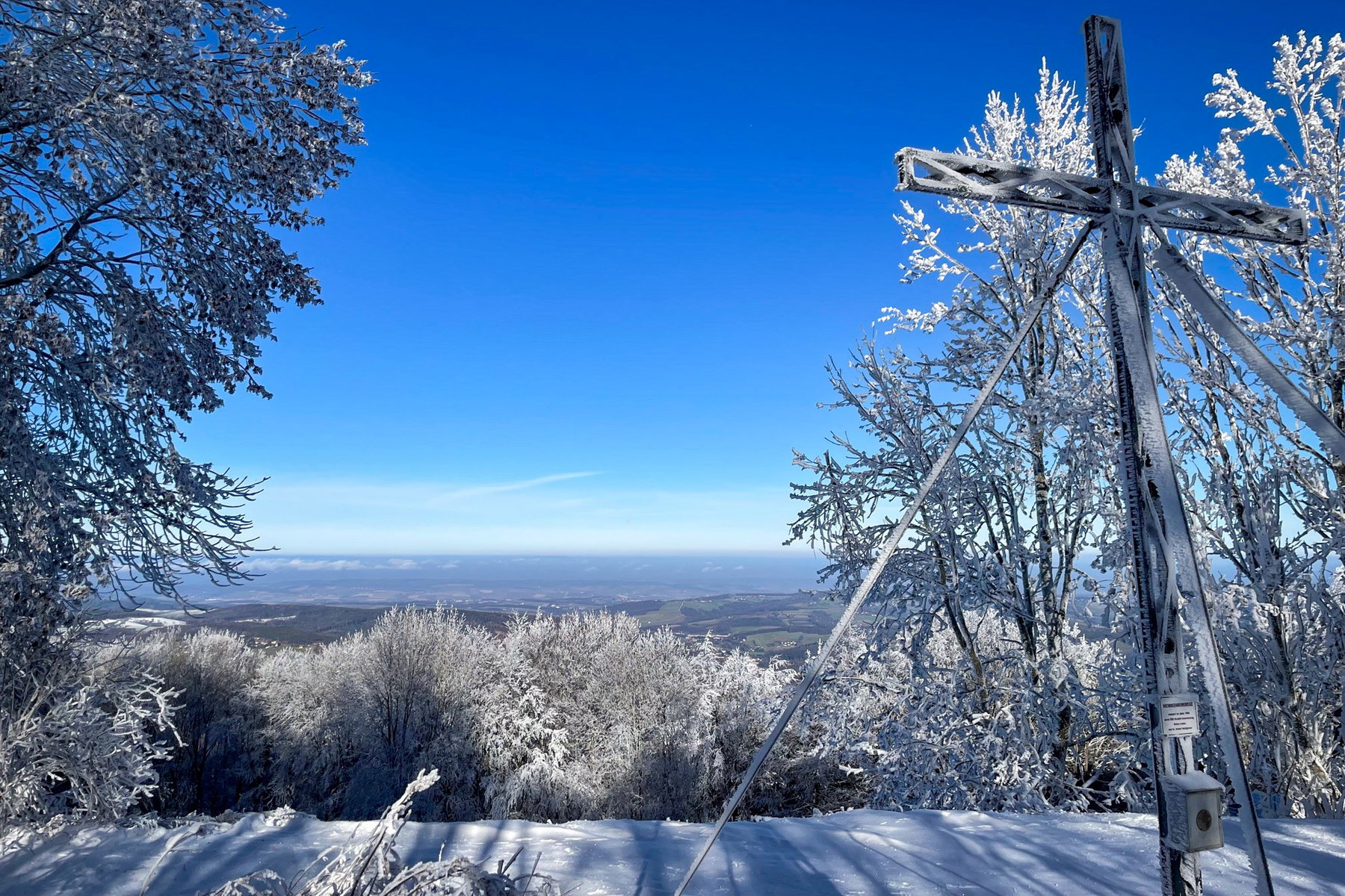 Blick vom Schöpfl. Foto: Ursula Truebswasser