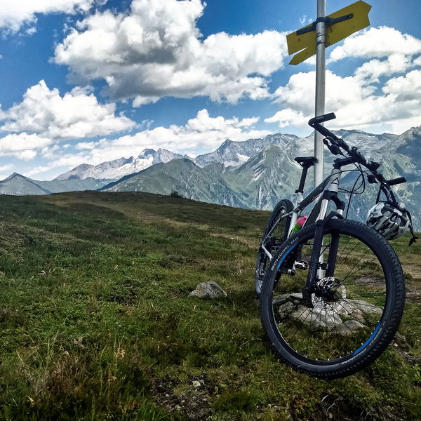 Mit dem MTB am Brenner-Grenzkamm