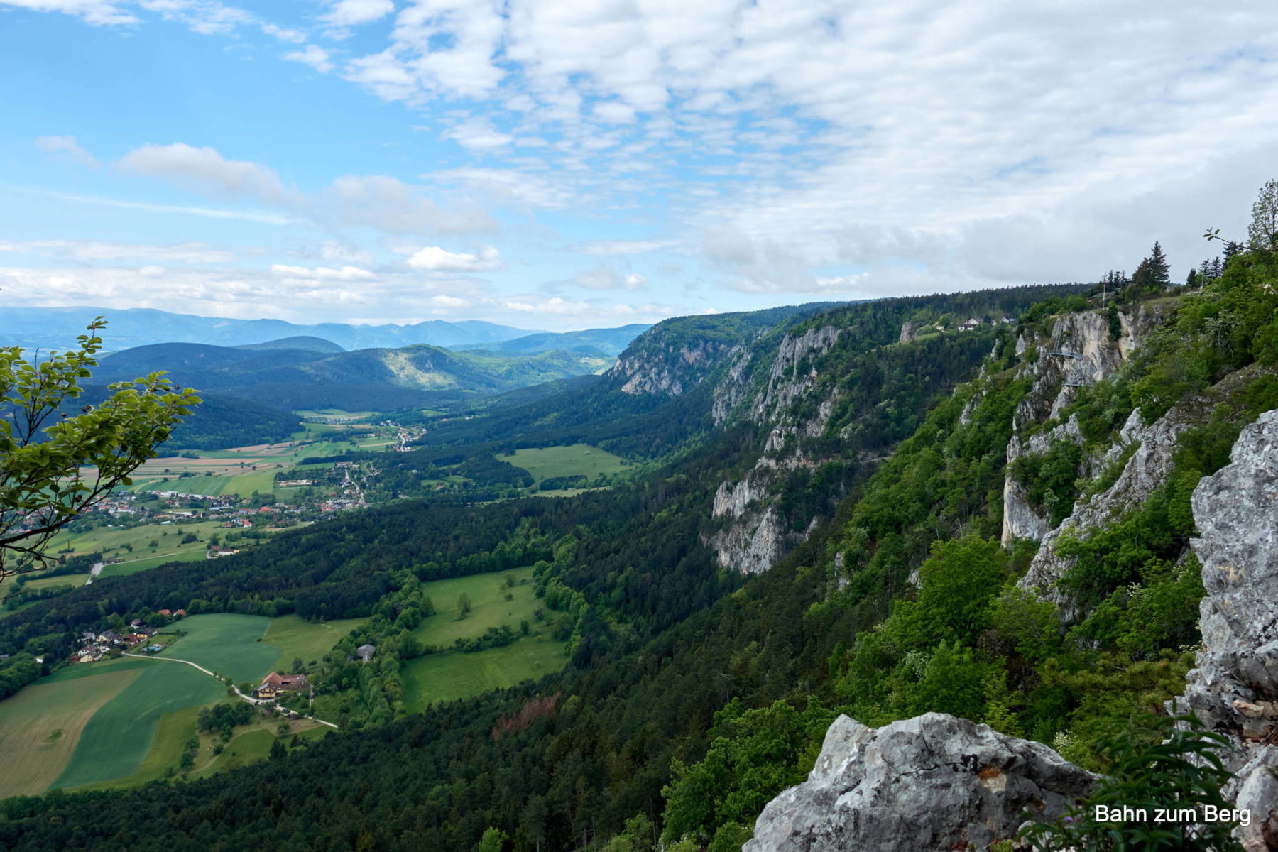 Ins Land schauen von der Hohen Wand