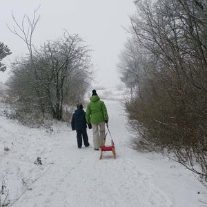 Rodeln auf der Schutzhüttenstraße