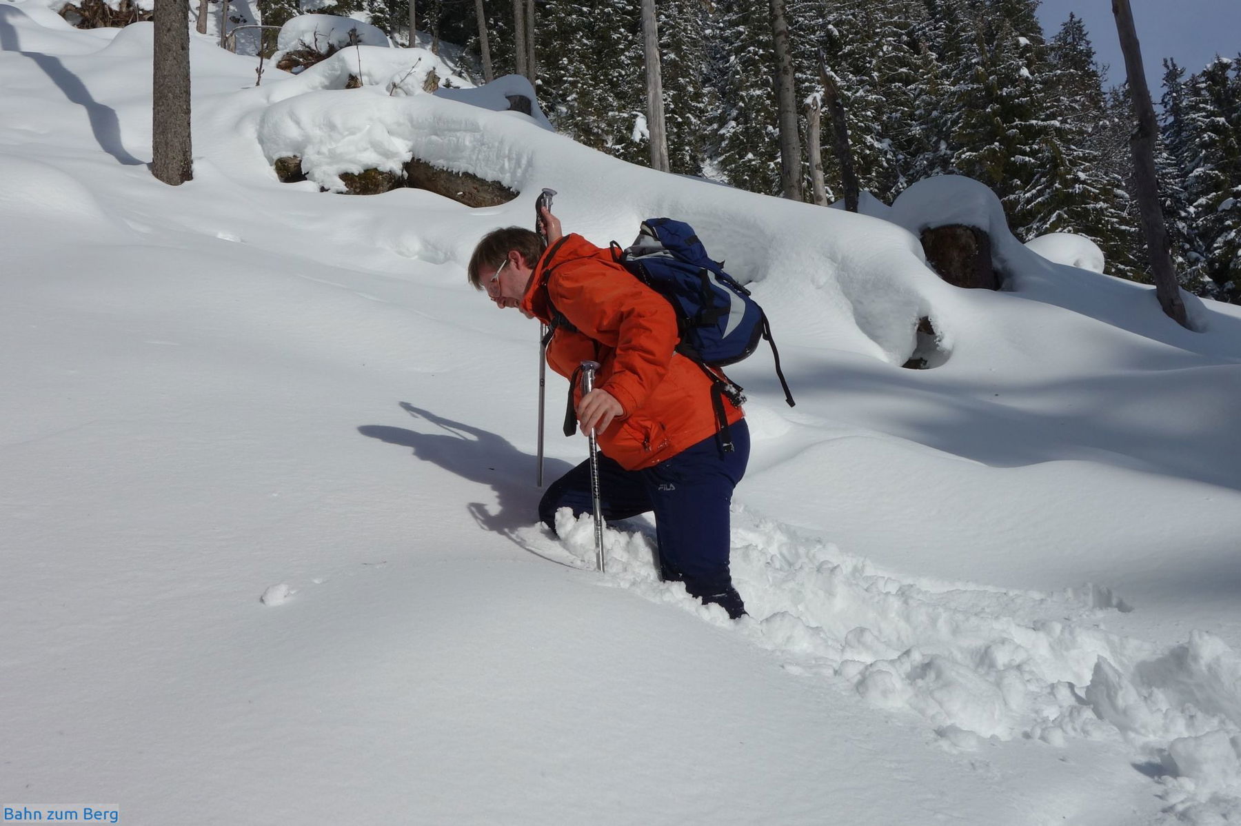 Im Tiefschnee auf die Gemeindealpe