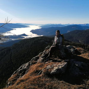 Ein Wolkenmeer von oben