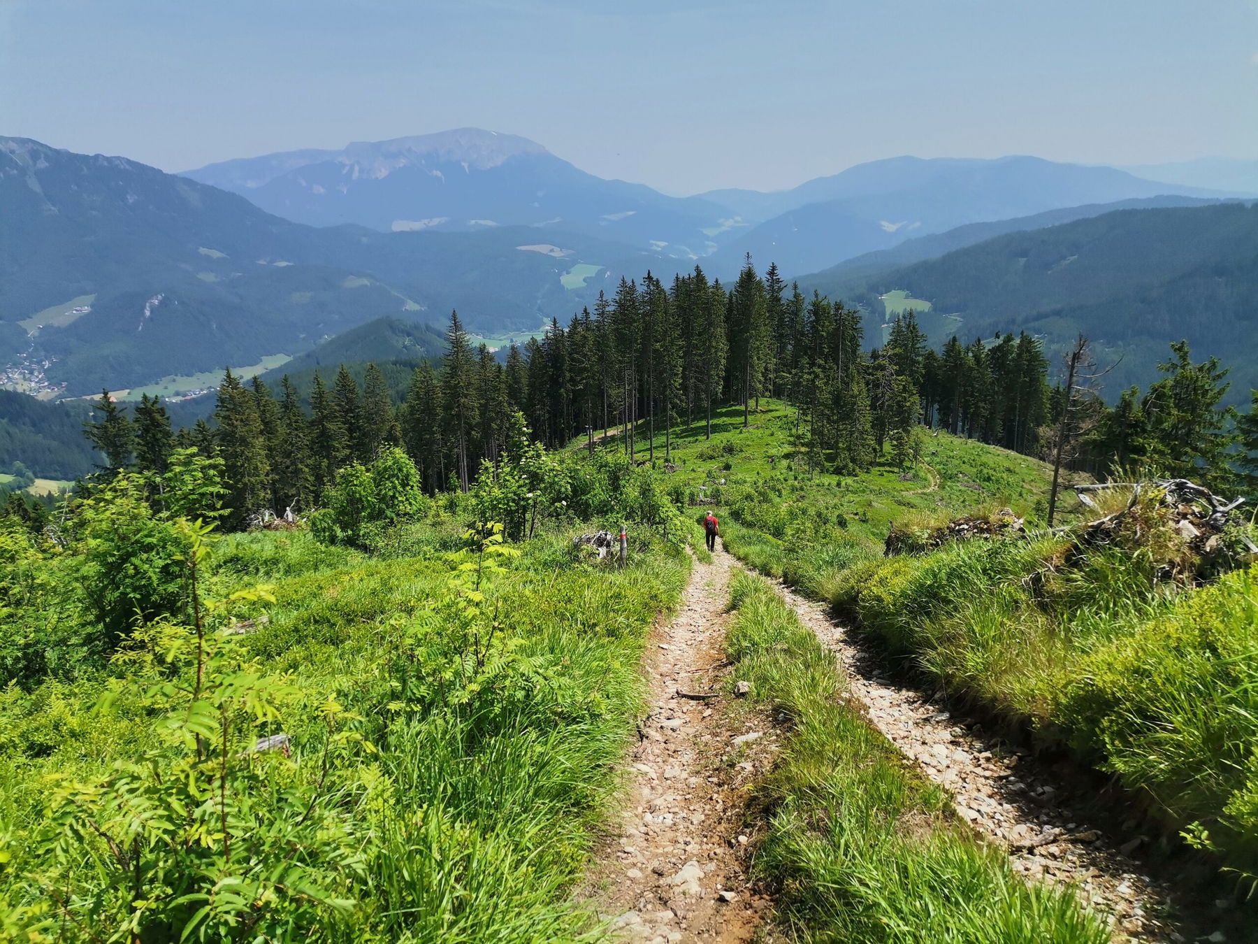 Auf wenig begangenen Wegen von Krampen nach Neuberg an der Mürz