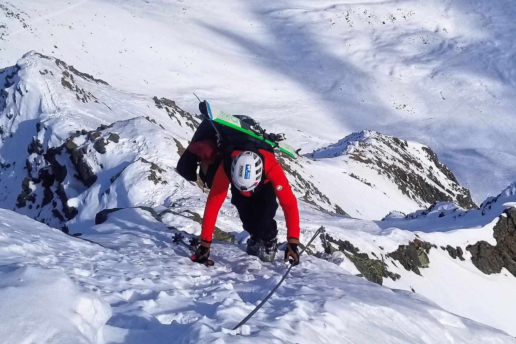 Rosskogel Nordgrat: Skitour mit alpinem Flair