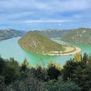 Vom Schlögener Blick zur Ruine Stauff