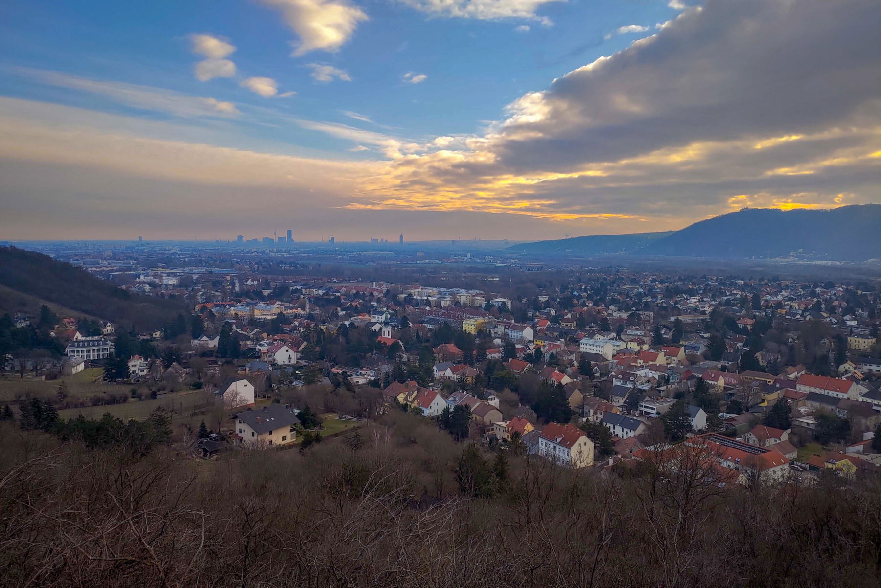 Spaziergang auf den Bisamberg