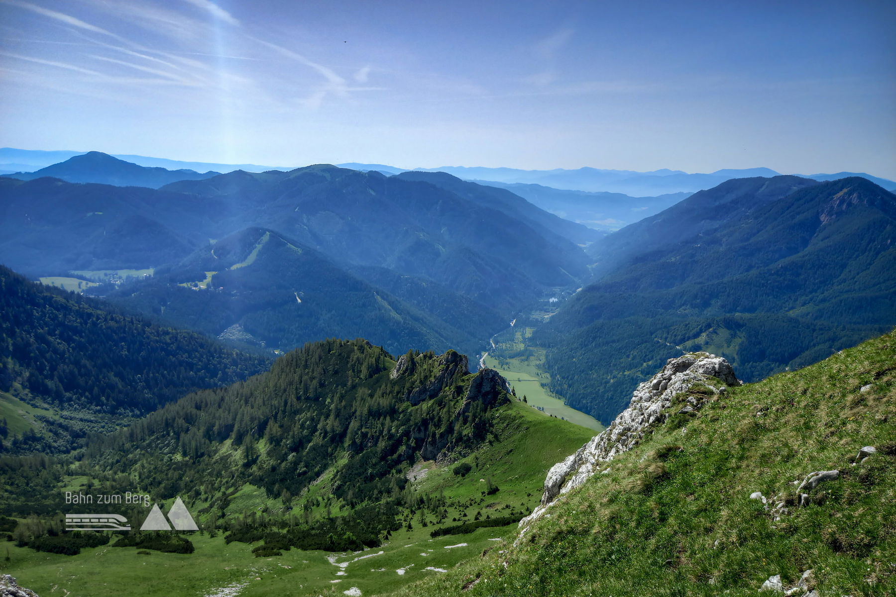 Über das Bruchtal auf die Hochweichsel