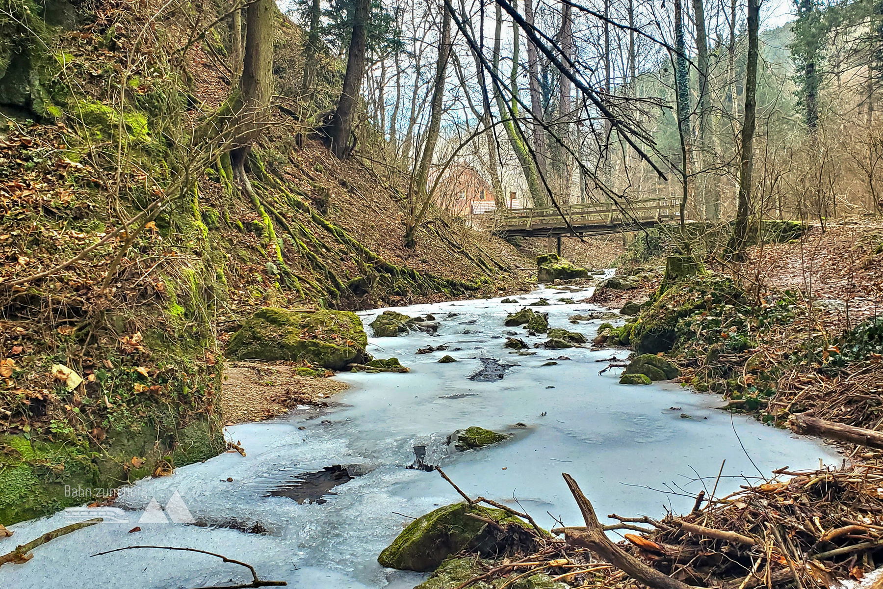 Johannesbachklamm und Naturpark Sierningtal-Flatzer Wand im Winter (von Unterhöflein nach Ternitz)