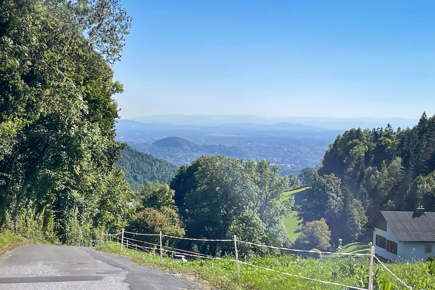 Blick Richtung Leber und Graz. Foto: Ursula Truebswasser