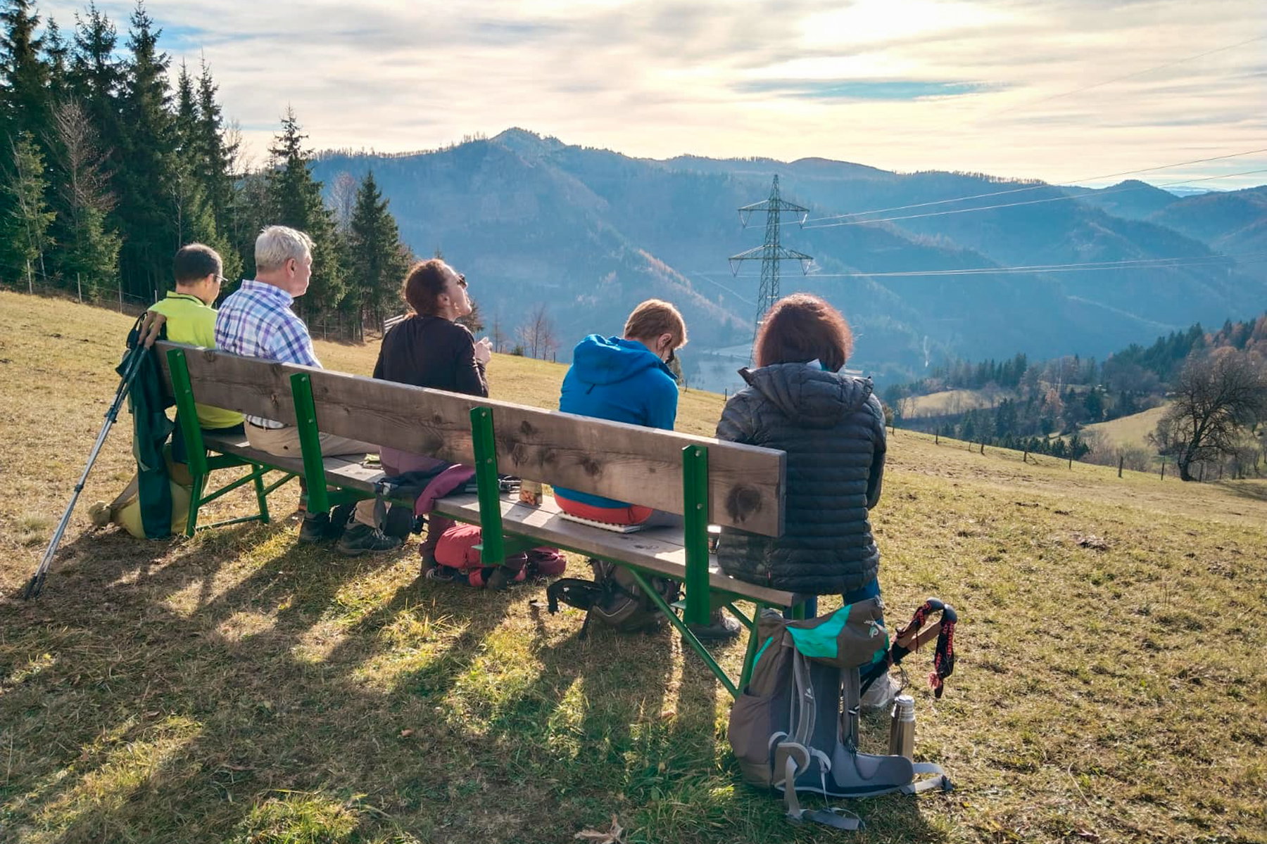 Von Übelbach nach Stübing: eine BzB-Mitgliederwanderung im Grazer Bergland