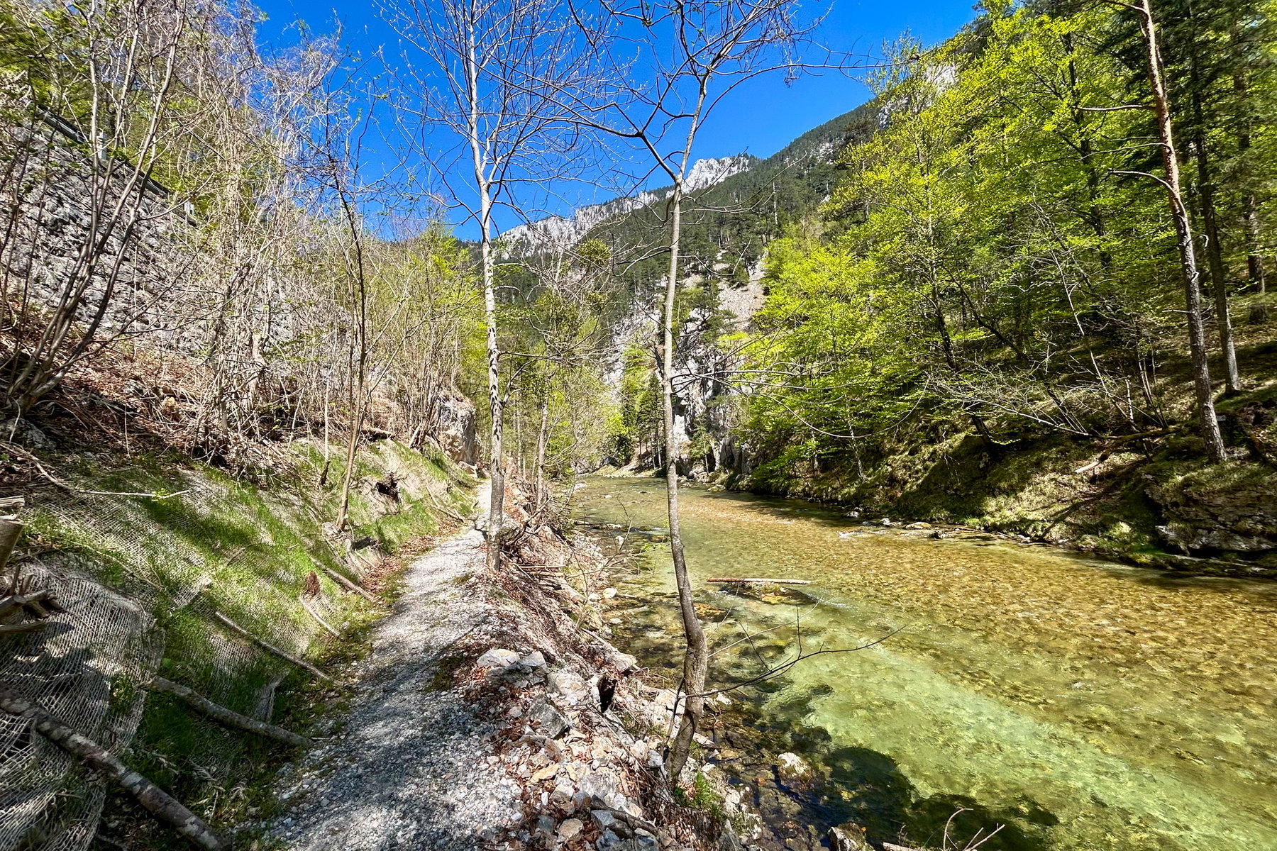 Flusswanderweg Höllental. Foto V Veronika Schöll